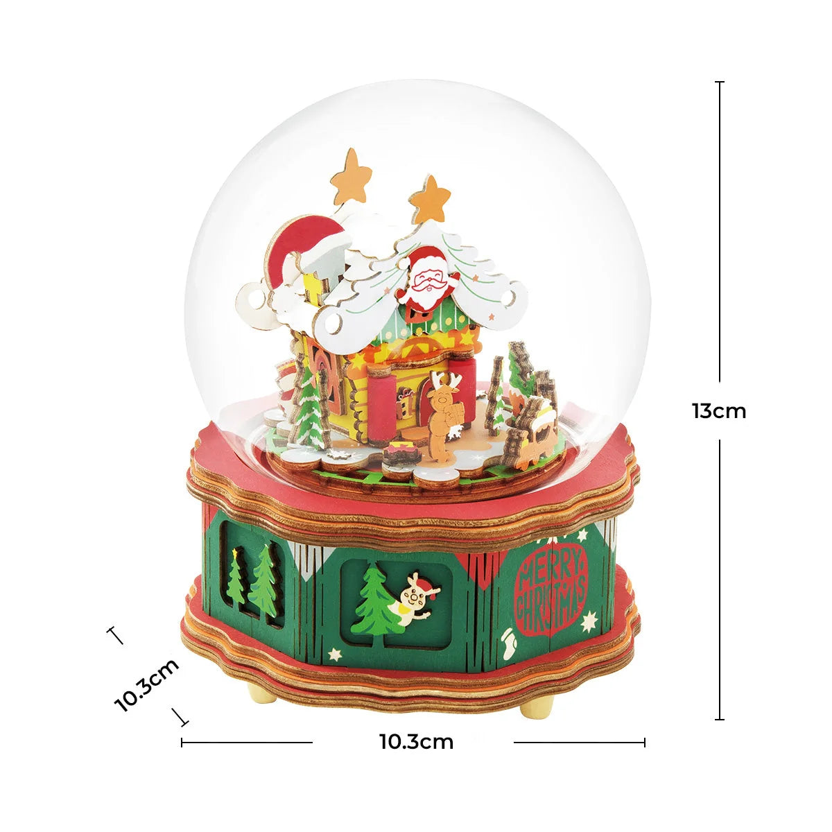 Quebra-cabeça 3D "Vila Musical de Natal do Papai Noel"