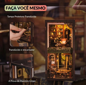 Book Nook "A Casa de Detetives" DIY (Faça Você Mesmo)