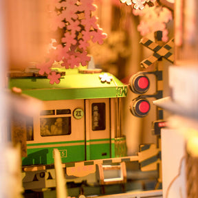 Book Nook "Caminho das Cerejeiras" DIY (Faça Você Mesmo)