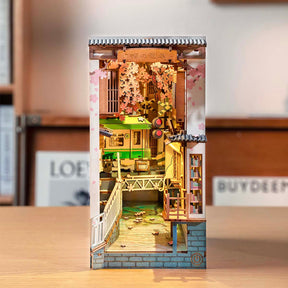 Book Nook "Caminho das Cerejeiras" DIY (Faça Você Mesmo)