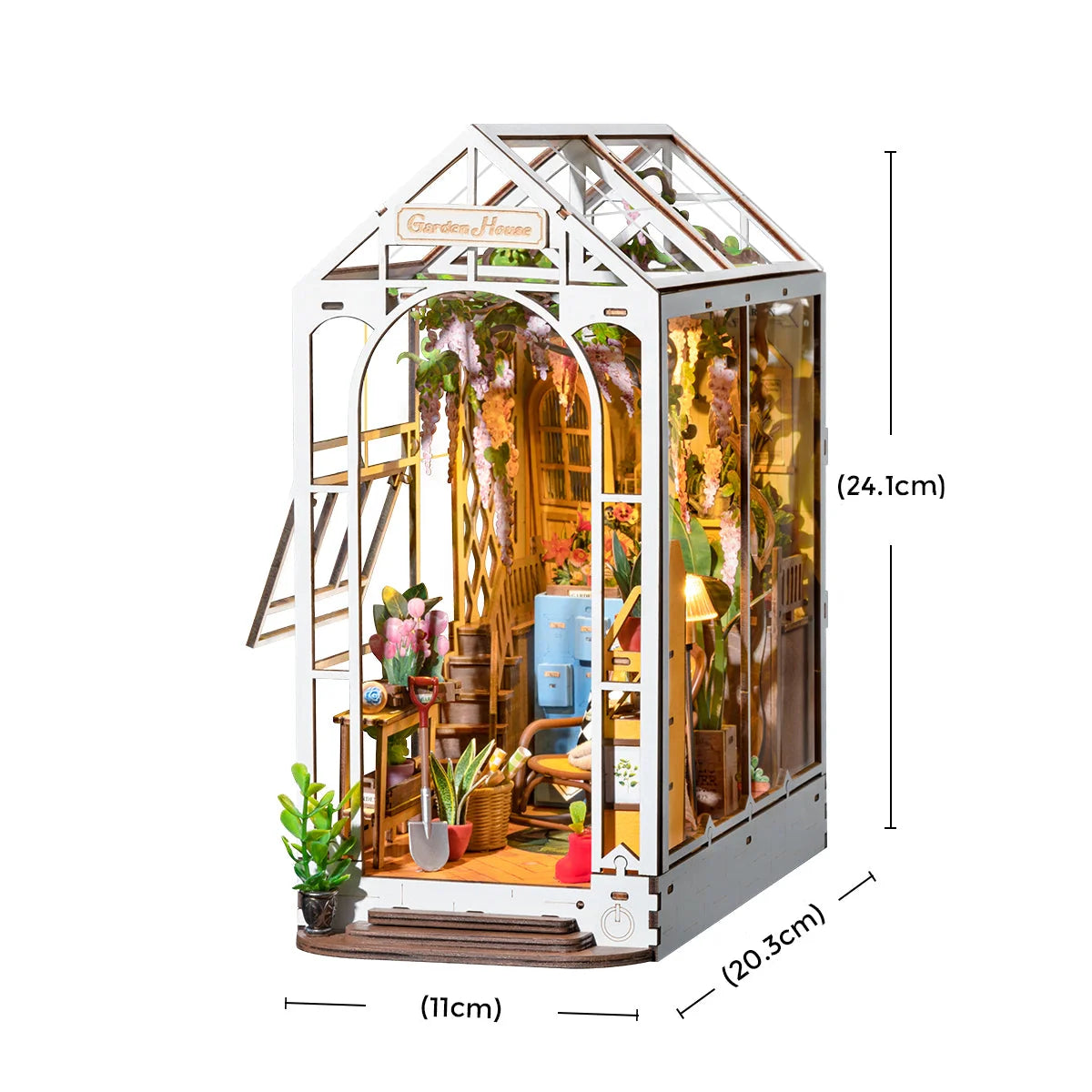 Book Nook "Casa do Jardim" DIY (Faça Você Mesmo)