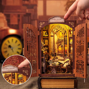 Book Nook "Ecos de uma Livraria" DIY (Faça Você Mesmo)