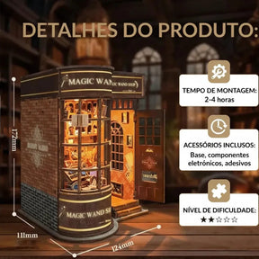 Book Nook "Empório de Varinhas Mágicas" DIY (Faça Você Mesmo)