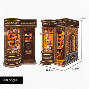 Book Nook "Empório de Varinhas Mágicas" DIY (Faça Você Mesmo)