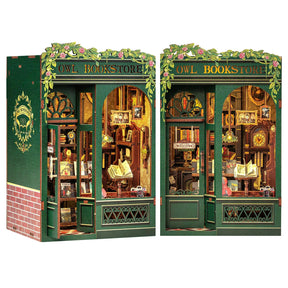 Book Nook "Livraria da Coruja" DIY (Faça Você Mesmo)
