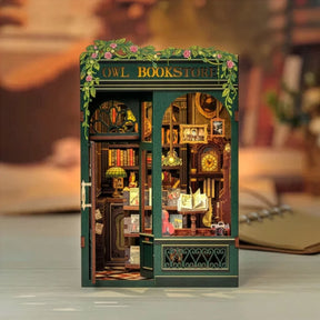 Book Nook "Livraria da Coruja" DIY (Faça Você Mesmo)