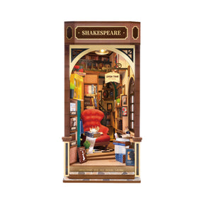Book Nook "Livraria Shakespeare" DIY (Faça Você Mesmo)