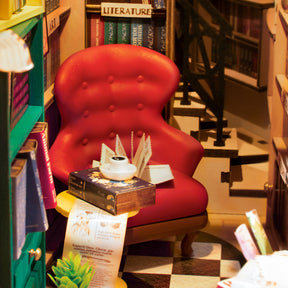 Book Nook "Livraria Shakespeare" DIY (Faça Você Mesmo)