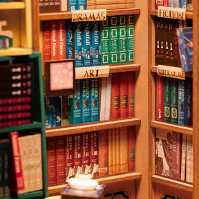 Book Nook "Livraria Shakespeare" DIY (Faça Você Mesmo)