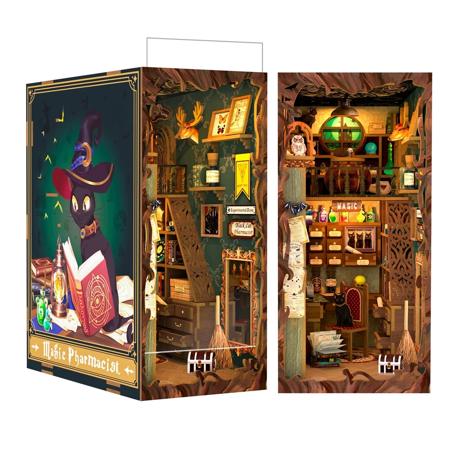 Book Nook "O Alquimista Arcano" DIY (Faça Você Mesmo)