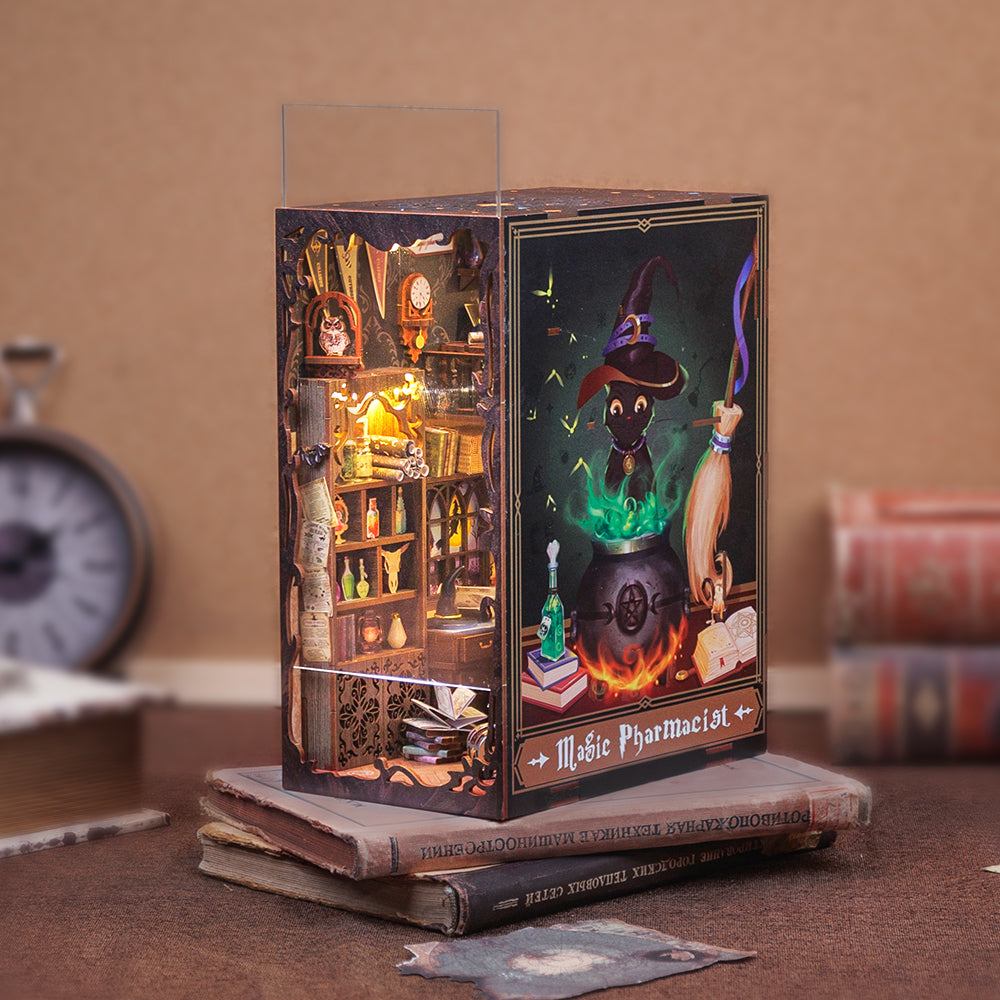 Book Nook "O Alquimista Arcano" DIY (Faça Você Mesmo)