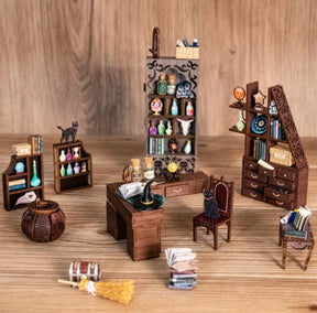 Book Nook "O Alquimista Arcano" DIY (Faça Você Mesmo)