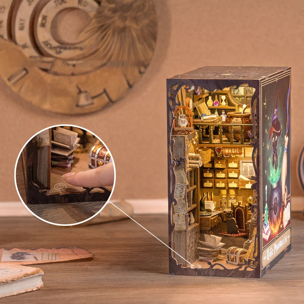 Book Nook "O Alquimista Arcano" DIY (Faça Você Mesmo)
