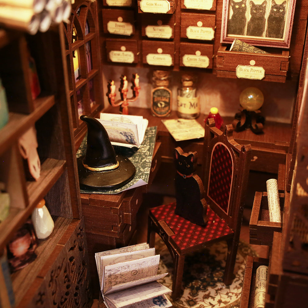Book Nook "O Alquimista Arcano" DIY (Faça Você Mesmo)