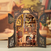 Book Nook "O Estudo do Conde Gato" DIY (Faça Você Mesmo)