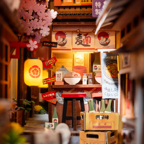 Book Nook "Viela Fukuro-machi Sakura" DIY (Faça Você Mesmo)