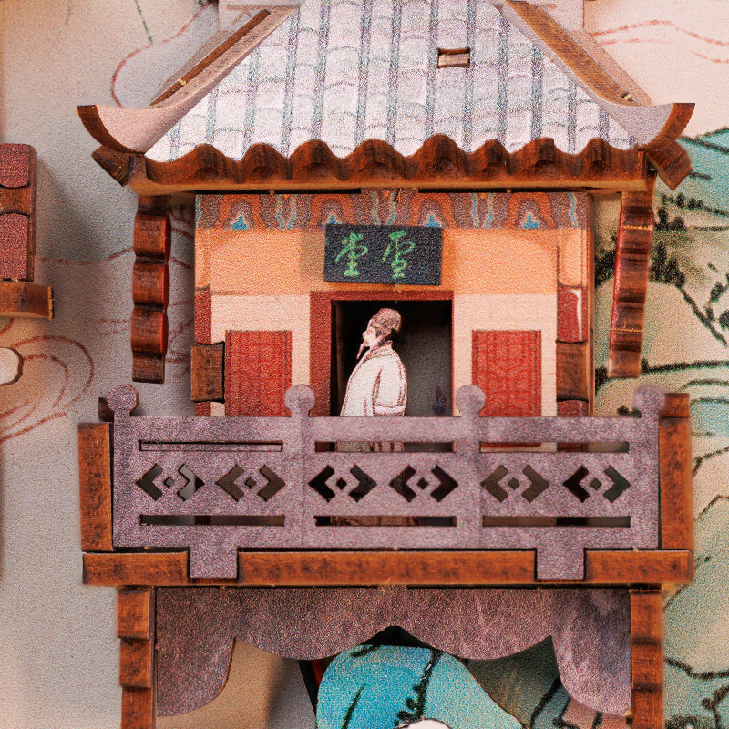 Book Nook "Vilarejo Asiático" DIY (Faça Você Mesmo)
