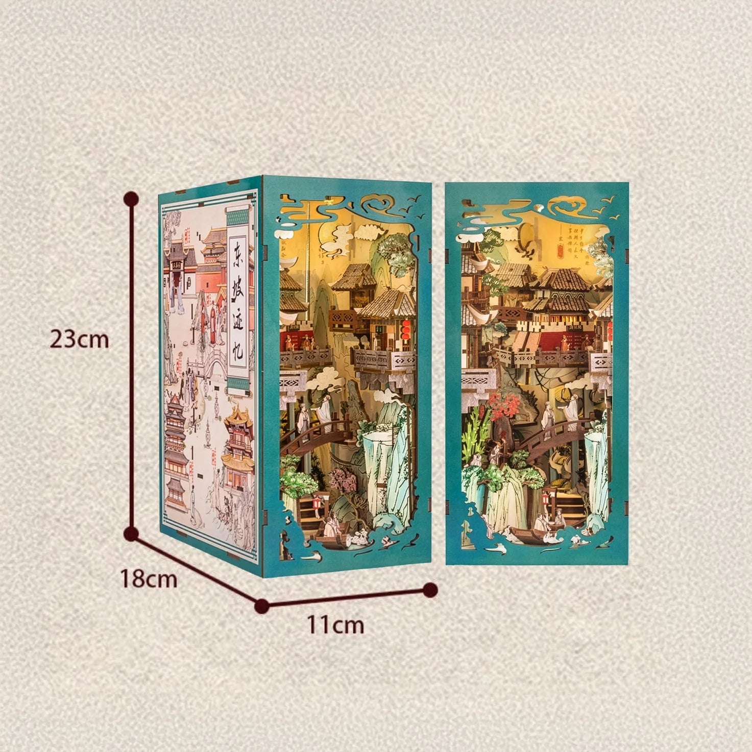 Book Nook "Vilarejo Asiático" DIY (Faça Você Mesmo)