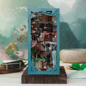 Book Nook "Vilarejo Asiático" DIY (Faça Você Mesmo)