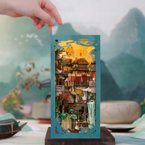 Book Nook "Vilarejo Asiático" DIY (Faça Você Mesmo)
