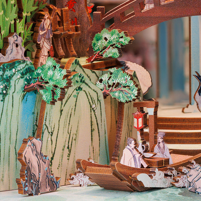 Book Nook "Vilarejo Asiático" DIY (Faça Você Mesmo)