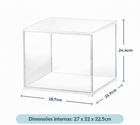 Vitrine Expositora Empilhável para Casas Miniatura