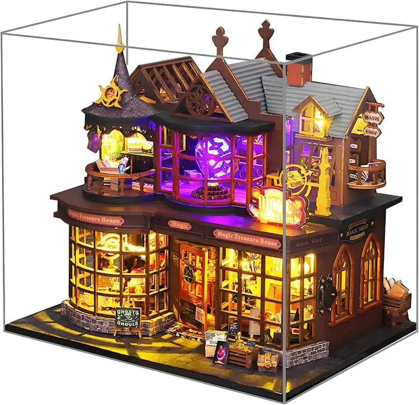 Caixa Protetora - Casa Miniatura "Casa Encantada do Tesouro"