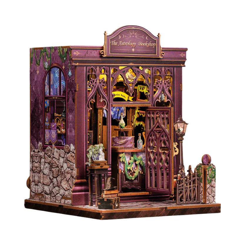 Casa Miniatura "A Livraria de Astrologia" DIY (Faça Você Mesmo)
