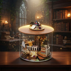 Casa Miniatura "A Pequena livraria da Coruja" DIY (Faça Você Mesmo)