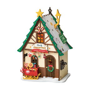 Casa Miniatura "Aconchego de Natal" DIY (Faça Você Mesmo)