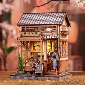 Casa Miniatura "Ateliê Japonês de Kimonos" DIY (Faça Você Mesmo)