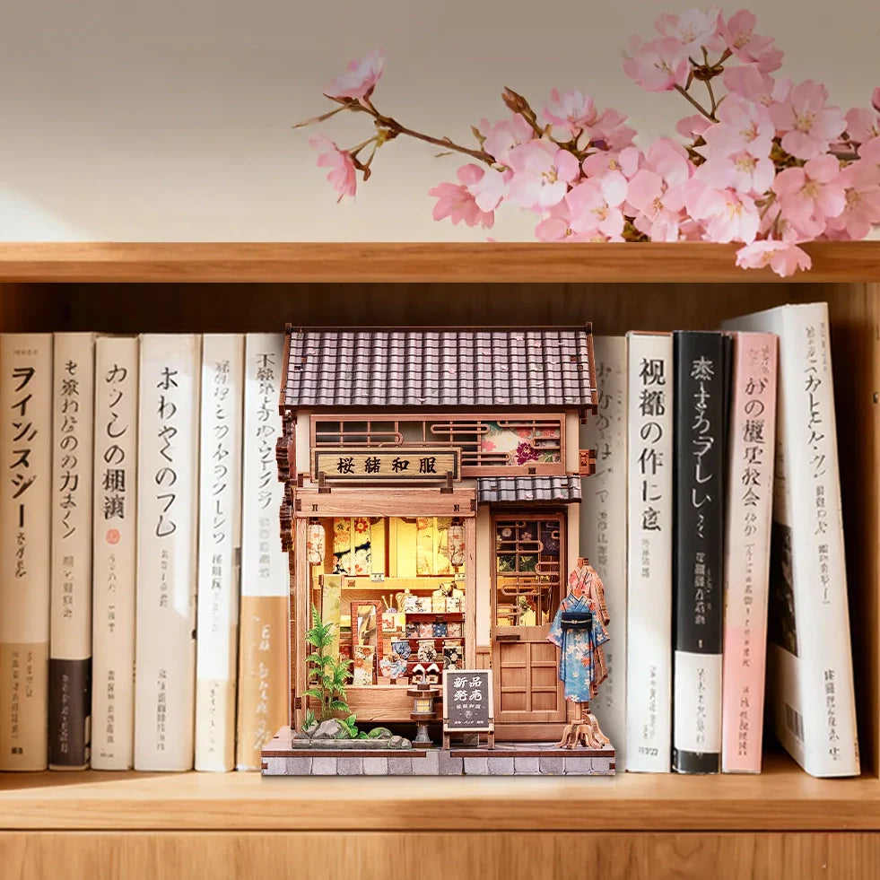Casa Miniatura "Ateliê Japonês de Kimonos" DIY (Faça Você Mesmo)