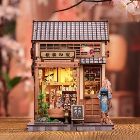 Casa Miniatura "Ateliê Japonês de Kimonos" DIY (Faça Você Mesmo)