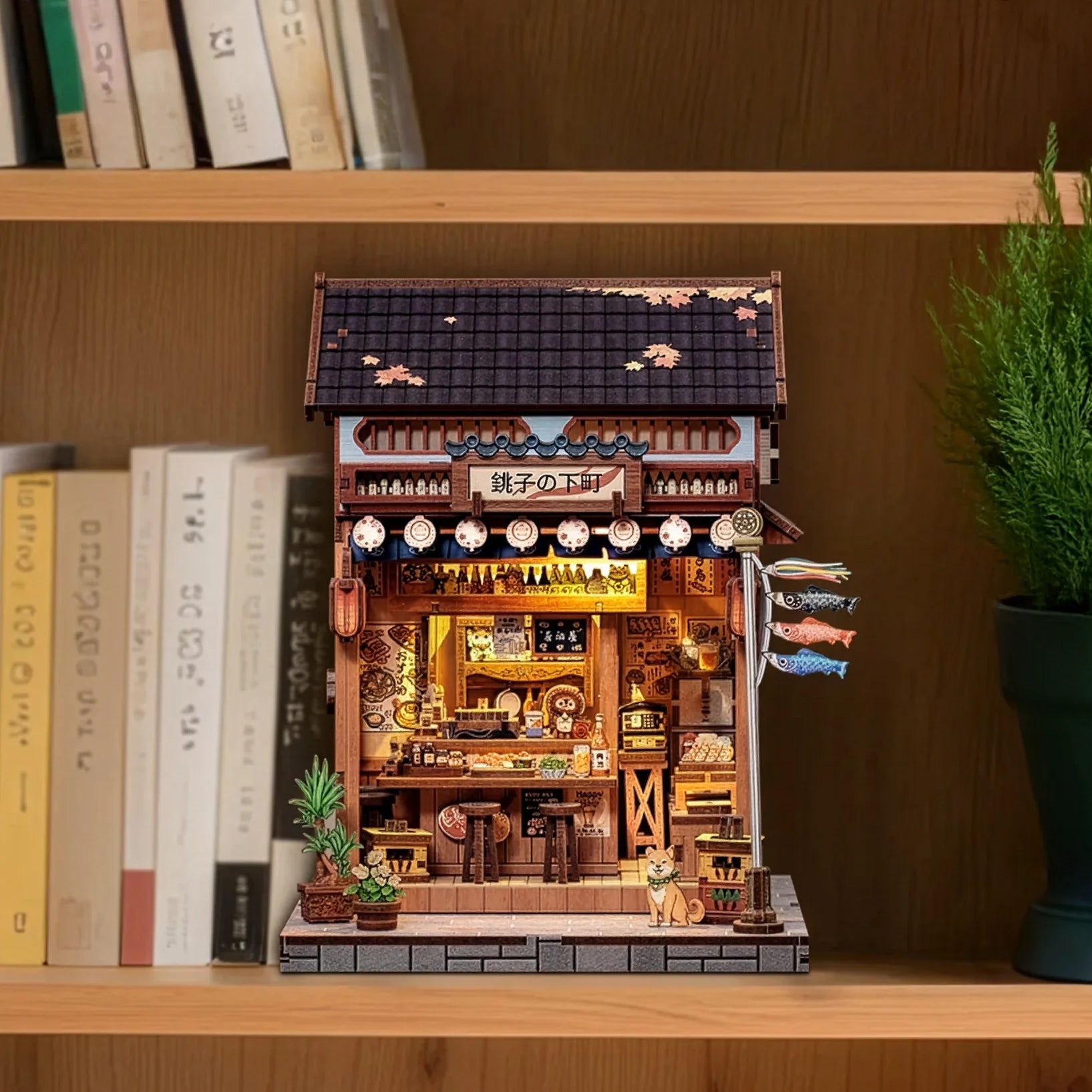 Casa Miniatura "Autêntico Bar Japonês  Izakaya" DIY (Faça Você Mesmo)