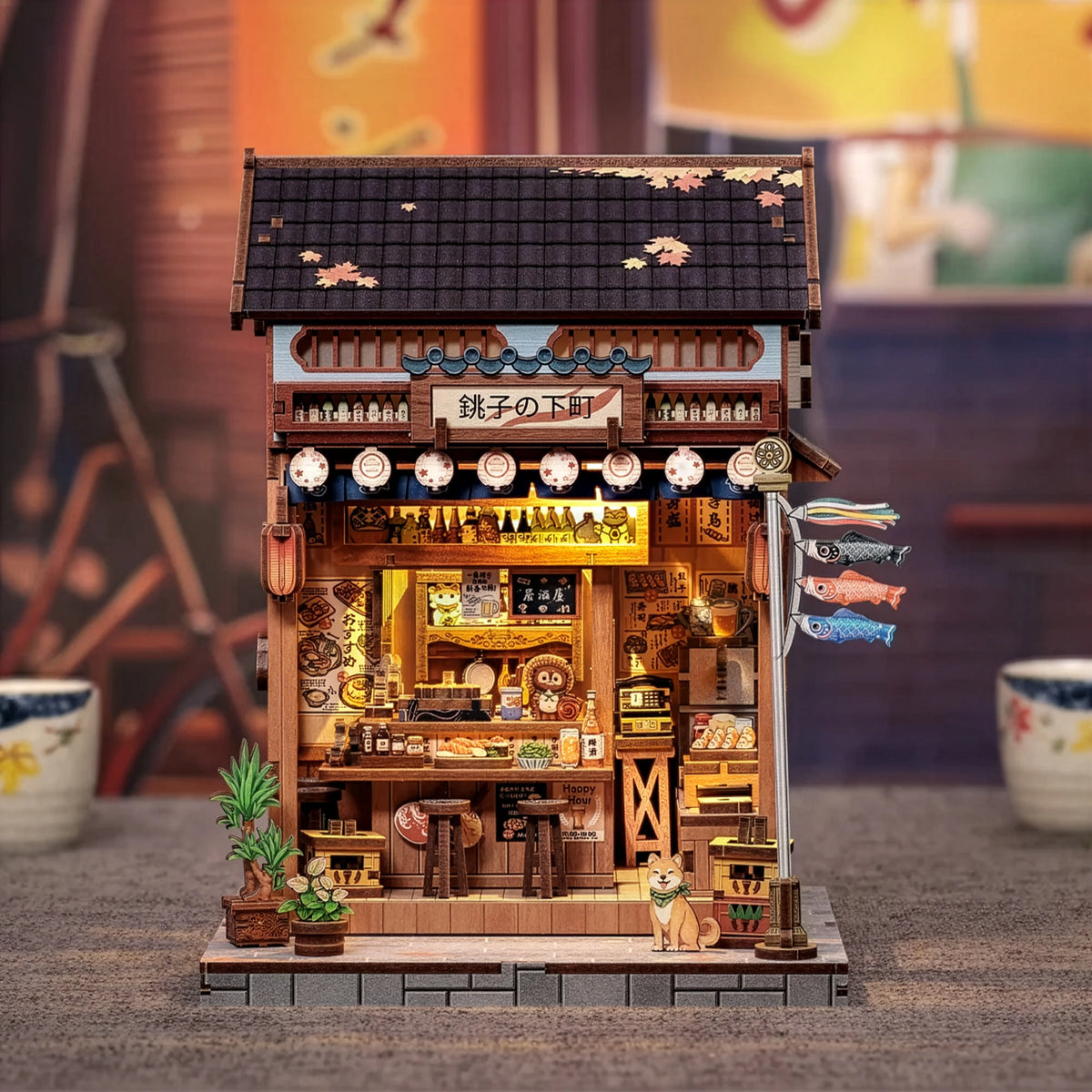 Casa Miniatura "Autêntico Bar Japonês  Izakaya" DIY (Faça Você Mesmo)