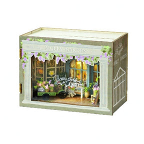 Casa Miniatura "Beleza de Jardim" DIY (Faça Você Mesmo)
