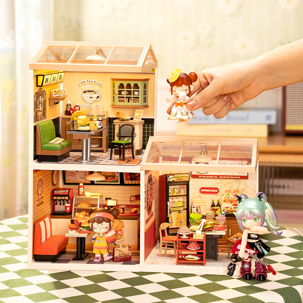Casa Miniatura "Café Oriental" DIY (Faça Você Mesmo)