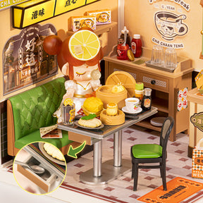Casa Miniatura "Café Oriental" DIY (Faça Você Mesmo)