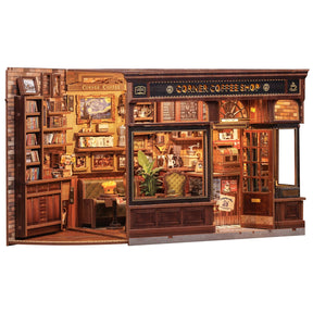 Casa Miniatura "Cafeteria do Bairro" DIY (Faça Você Mesmo)