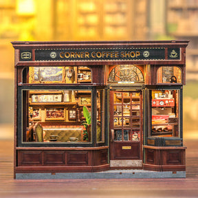 Casa Miniatura "Cafeteria do Bairro" DIY (Faça Você Mesmo)