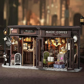 Casa Miniatura "Cafeteria Encantada" DIY (Faça Você Mesmo)