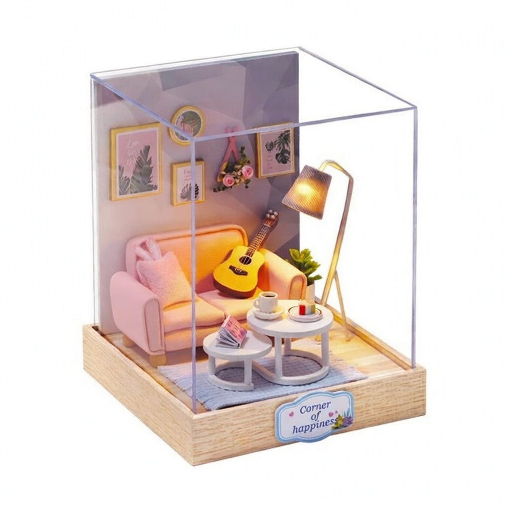 Casa Miniatura "Cantinho da Felicidade" DIY (Faça Você Mesmo)