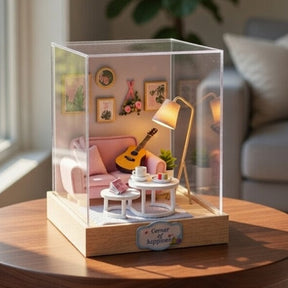 Casa Miniatura "Cantinho da Felicidade" DIY (Faça Você Mesmo)