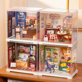 Casa Miniatura "Casa de Chá da Tarde" DIY (Faça Você Mesmo)