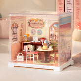Casa Miniatura "Casa de Chá da Tarde" DIY (Faça Você Mesmo)