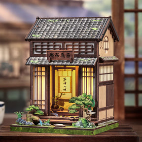 Casa Miniatura "Casa de Chá Japonesa" DIY (Faça Você Mesmo)
