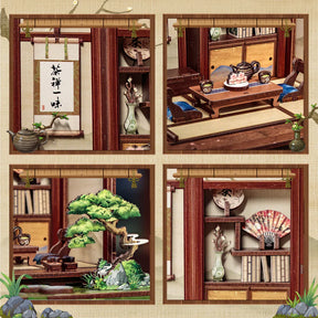 Casa Miniatura "Casa de Chá Japonesa" DIY (Faça Você Mesmo)