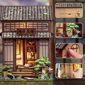 Casa Miniatura "Casa de Chá Japonesa" DIY (Faça Você Mesmo)