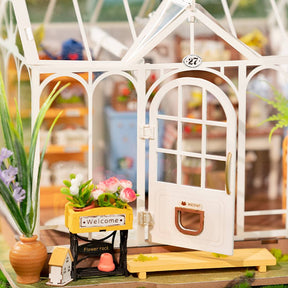 Casa Miniatura "Casa de Jardim Encantadora" DIY (Faça Você Mesmo)