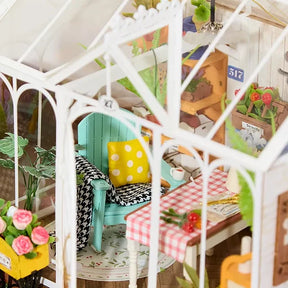Casa Miniatura "Casa de Jardim Encantadora" DIY (Faça Você Mesmo)